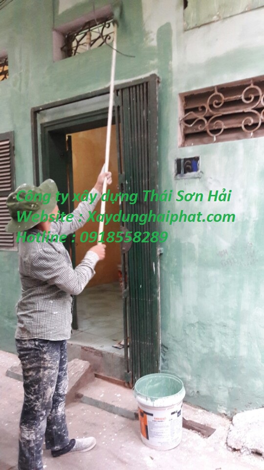 Tìm thợ quét ve, quét vôi tường nhà cũ giá rẻ quận Hoàng Mai